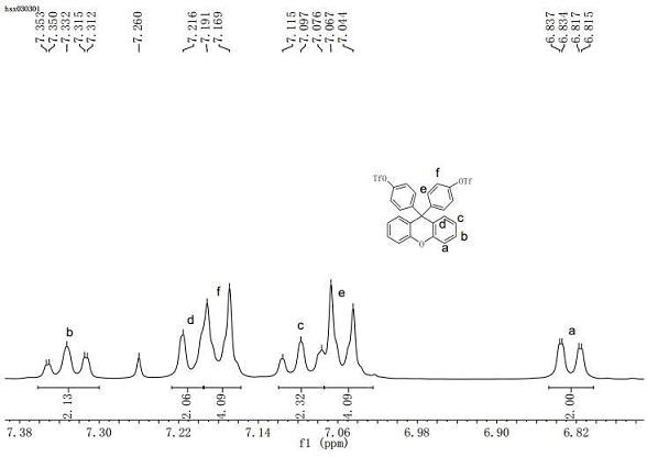 A kind of polypyrazole containing xanthene structure and preparation method thereof