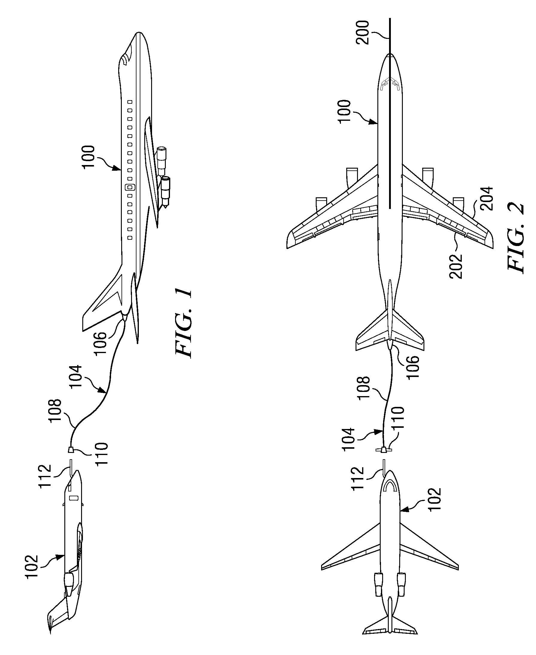 Method and apparatus for aerial fuel transfer