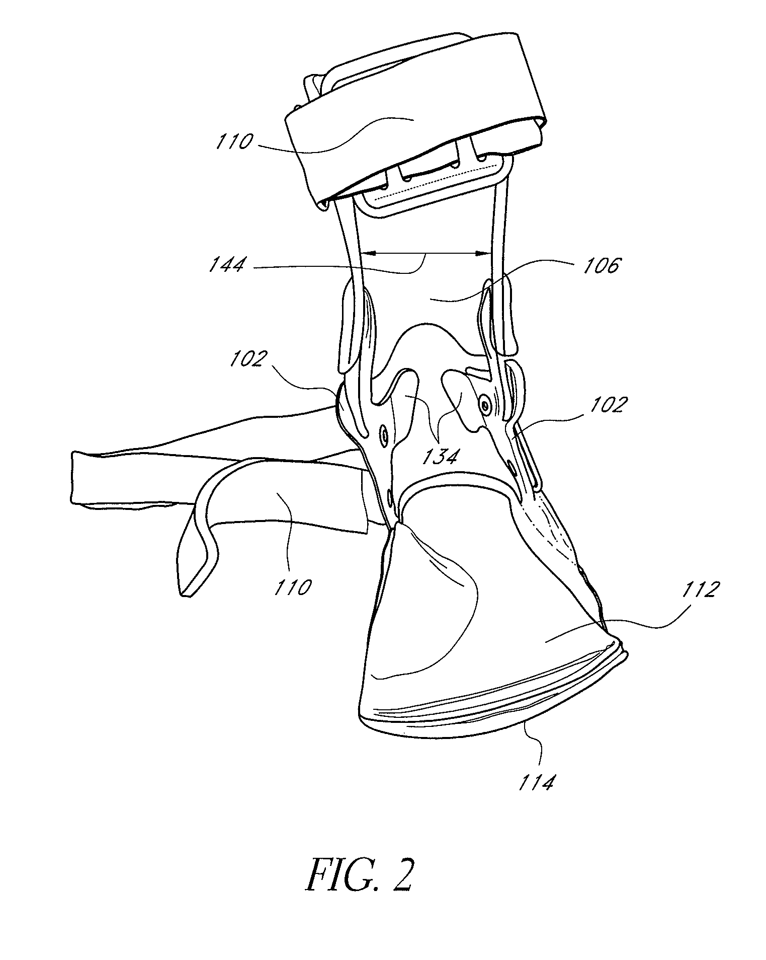 Adjustable response ankle foot orthotic