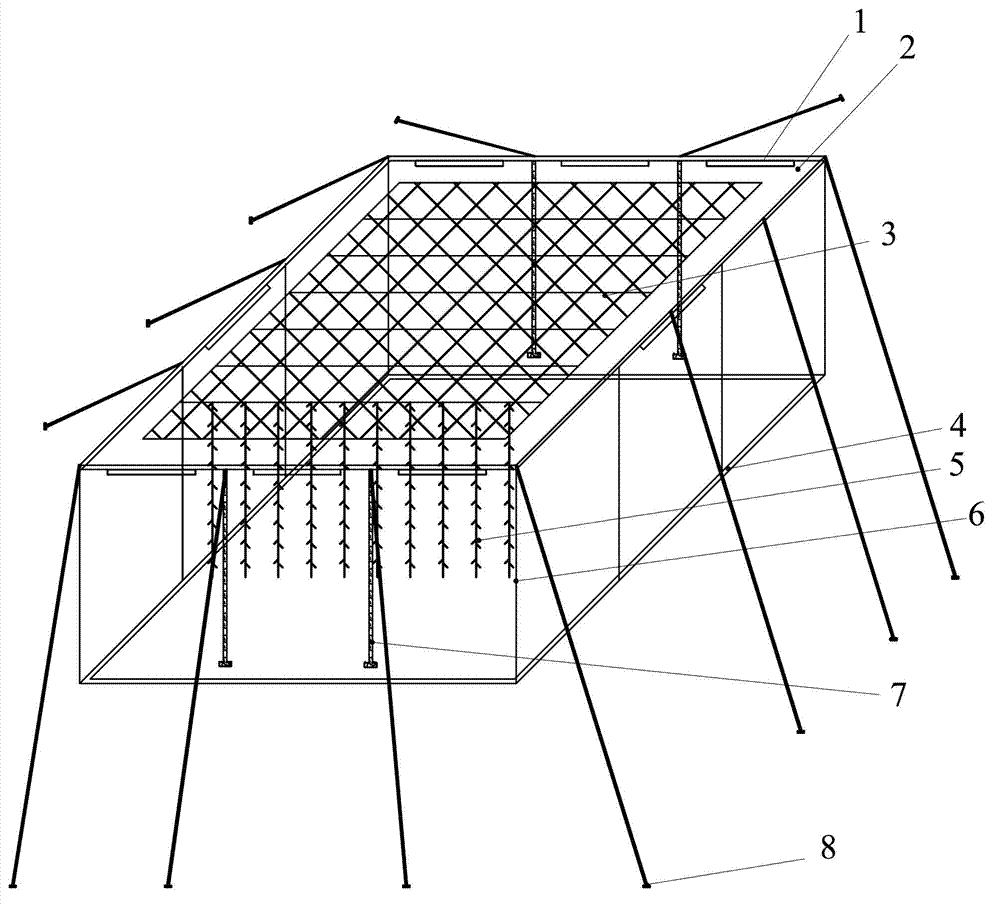 Stichopus japonicus seedling large-scale ecological culture method utilizing outdoor net cages