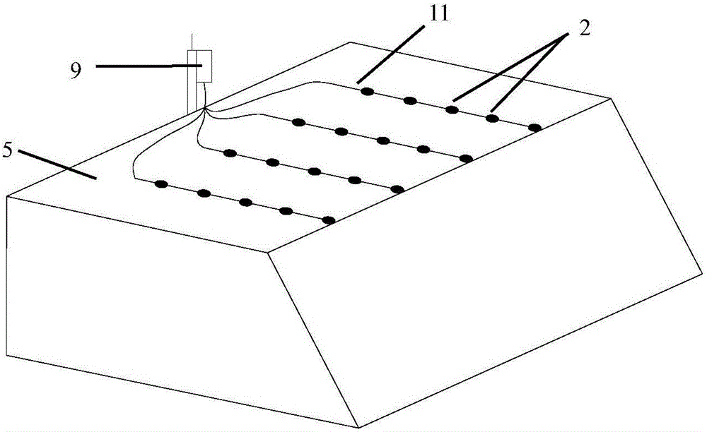 Acoustic emission monitoring method used for recognizing rock slope glide plane