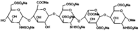 Separation extraction method of fondaparinux sodium