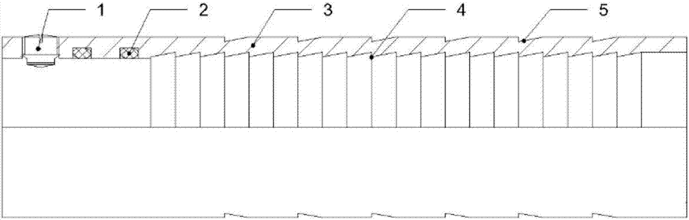 Bi-directional limiting expanding locking type continuous oil pipe combined connector