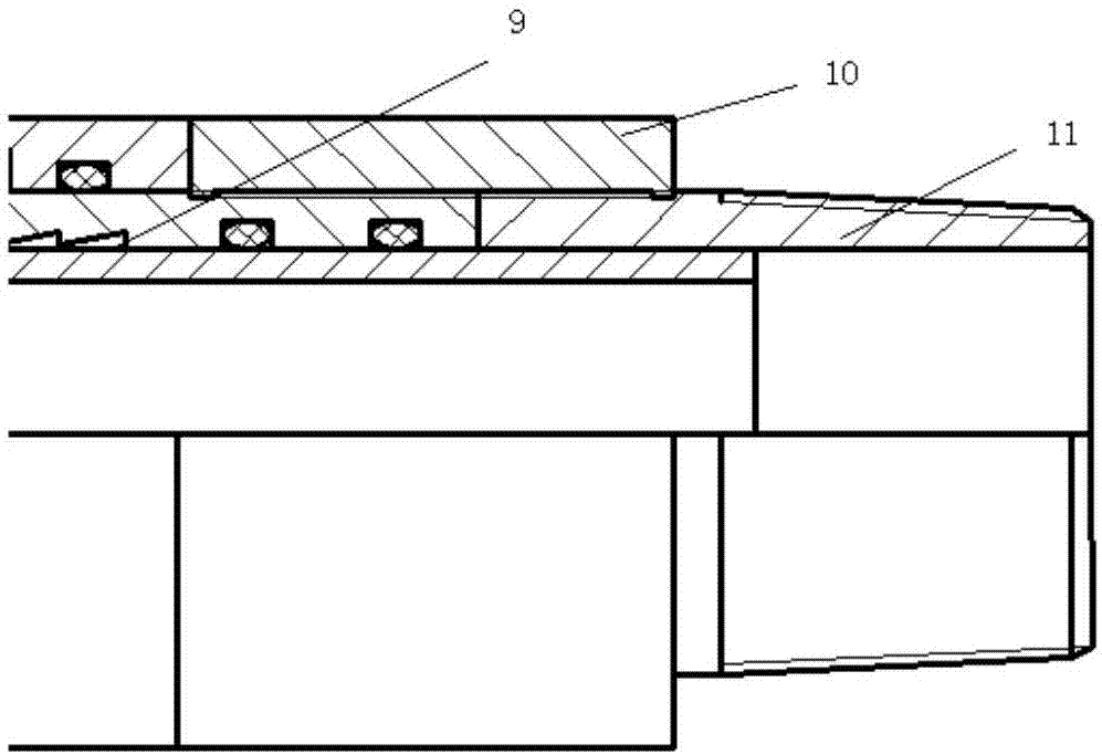 Bi-directional limiting expanding locking type continuous oil pipe combined connector