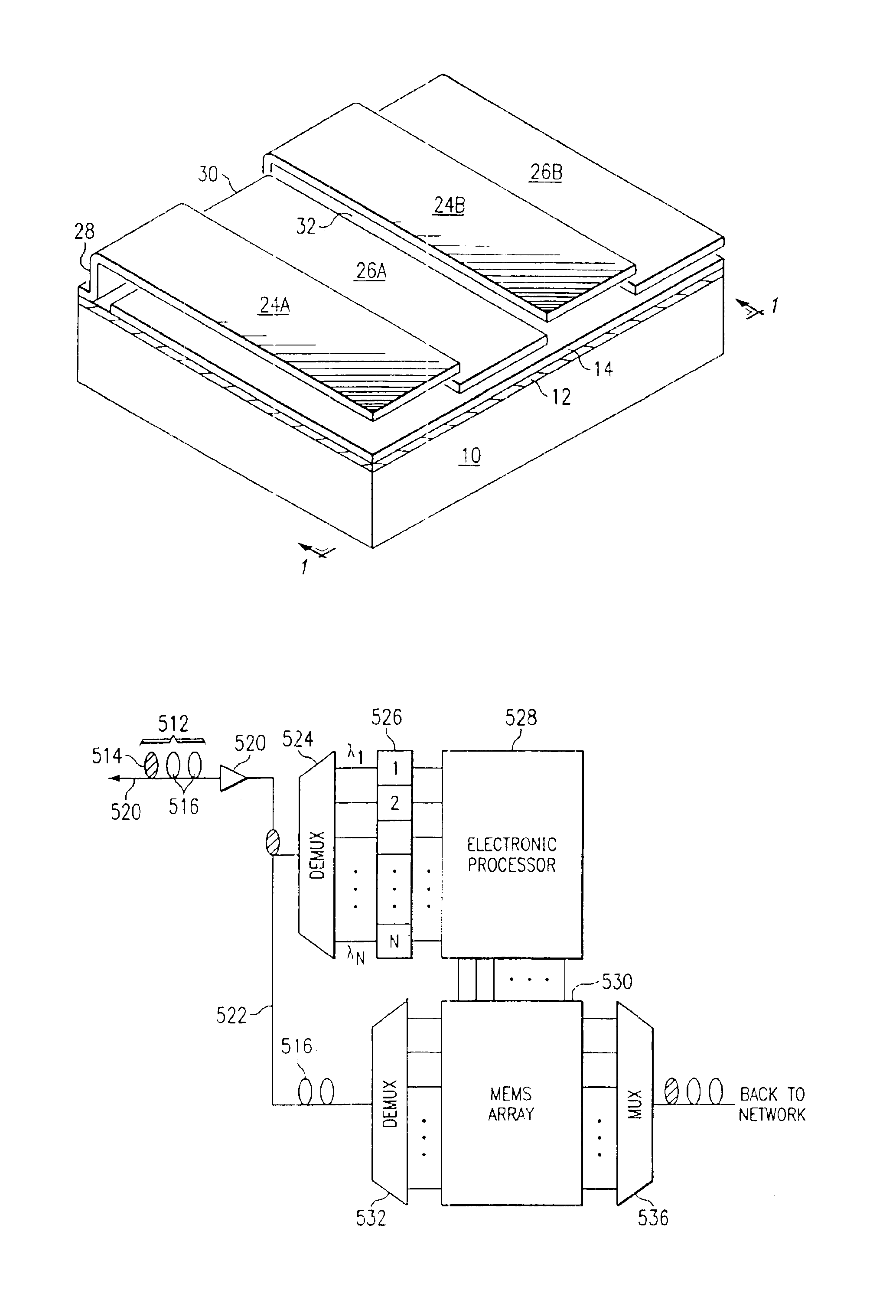 Micromechanical optical switch