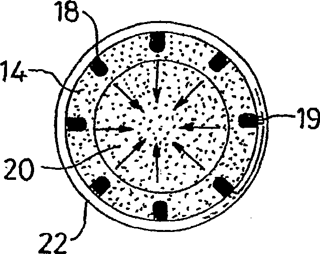 Light emitting device for use in therapeutic and/or cosmetic treatment