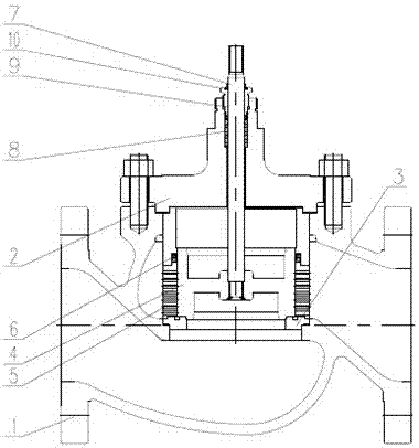 High-temperature and high-pressure special adjusting valve