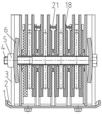 An Elastic Supporting Structure of Dense Busway with Socket Connector