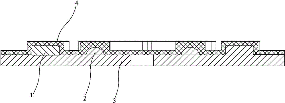 Method for reducing light attenuation of LED (light-emitting diode ...