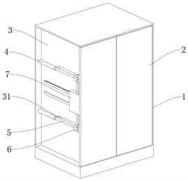 Computer system integrated control cabinet