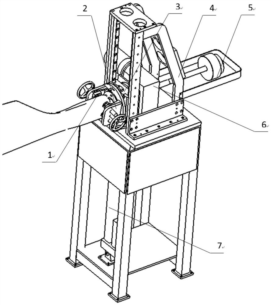 Lifting and rotating device and method for adjusting balance