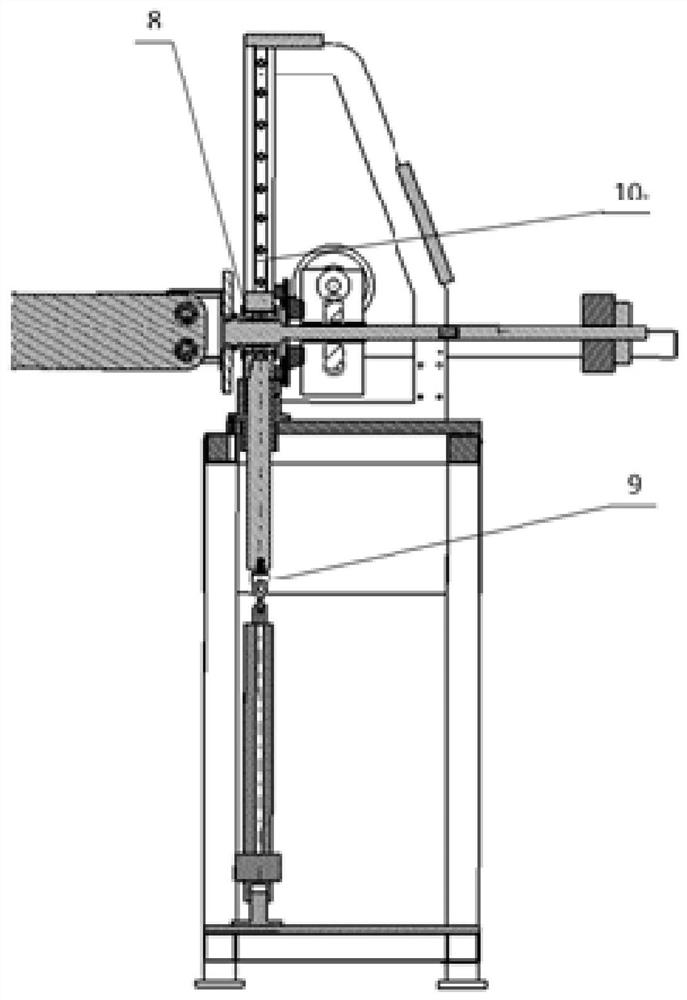 Lifting and rotating device and method for adjusting balance