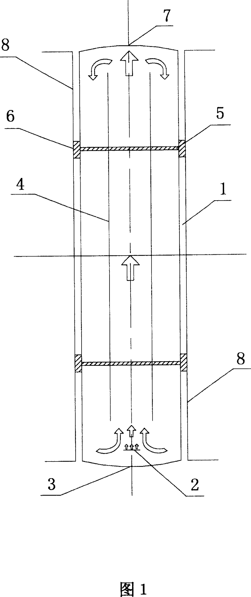 Magnetic scraper loop reactor for coal direct liquefaction and coal direct liquefaction method thereof