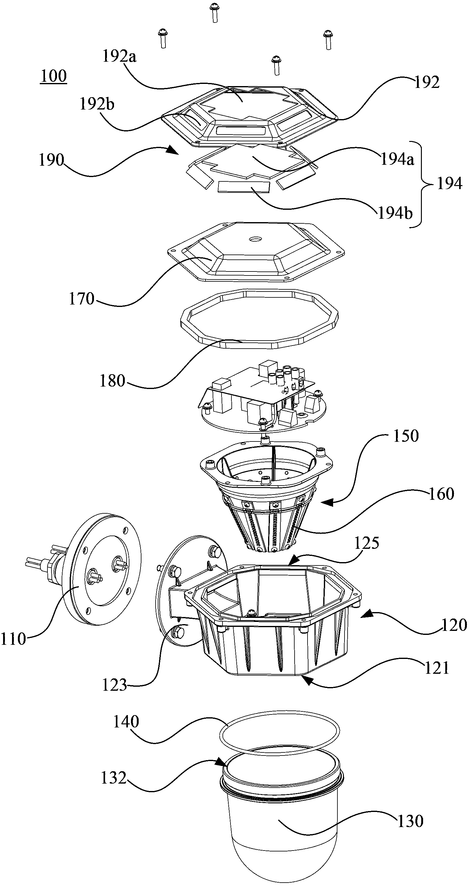 Marine illumination lamp