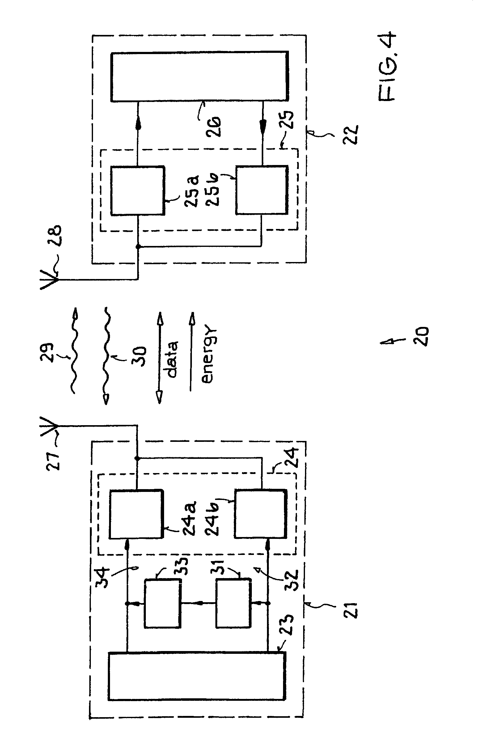 Method and apparatus for data communication between a base station and a transponder