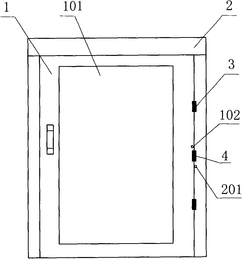 Wiring device for door and window based on polymer dispersed liquid crystal films