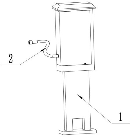 Anti-creeping charging pile capable of cutting off power regularly