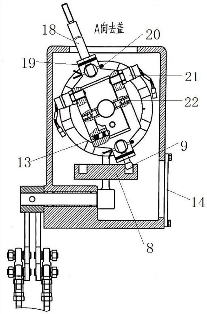 Double-clutch preset gear control mechanism