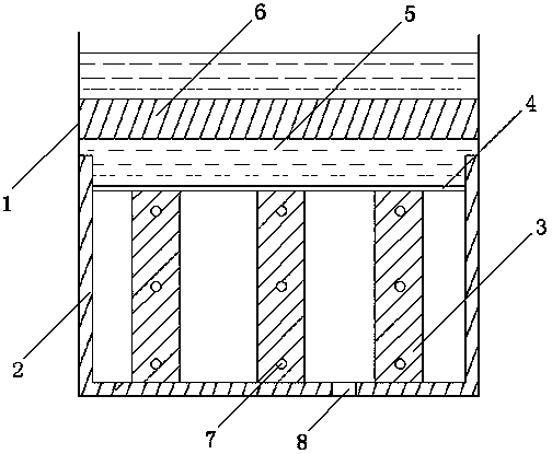 Vertical pipeline water storing and spongy earth cultivating device of plant
