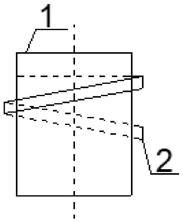 Reverse construction method waterproof grouting hole device and construction method