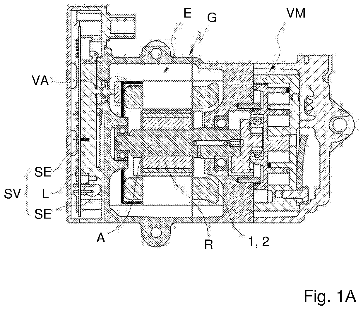 Device for driving a compressor and method for assembling the device