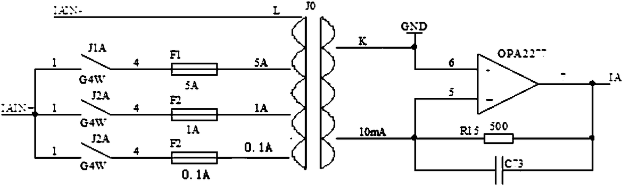 AC current and voltage synchronous sampling system and sampling method