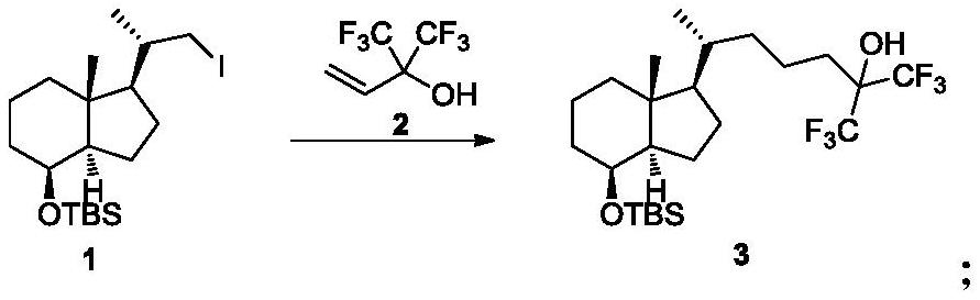 Preparation method and application of falecalcitriol intermediate