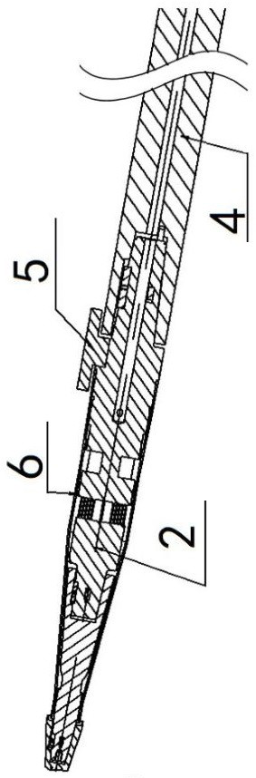 A wind tunnel test device based on sonic boom test technology