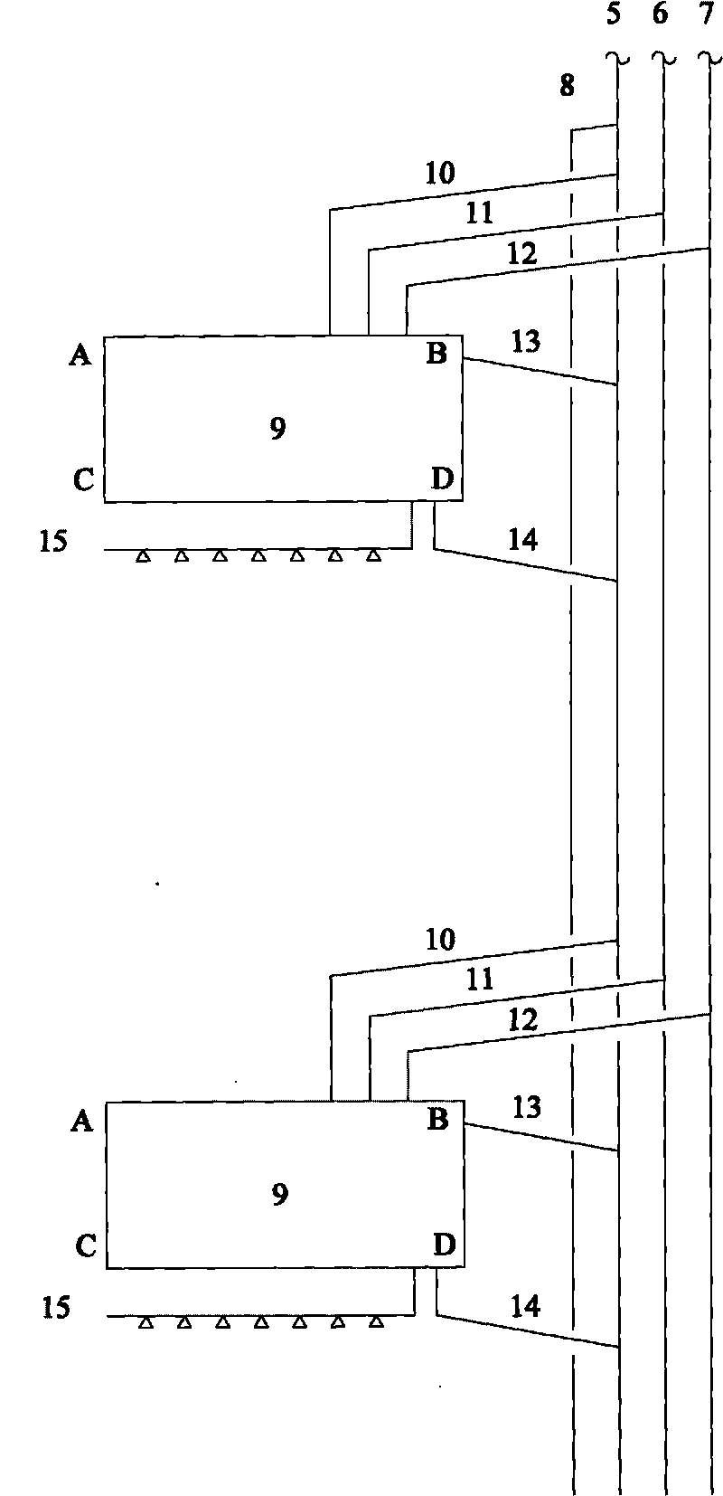 Box-type double-layer curtain wall using water storage tank for evaporative cooling