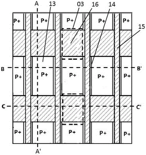 Super junction semiconductor device with optimized switching characteristic and manufacturing method