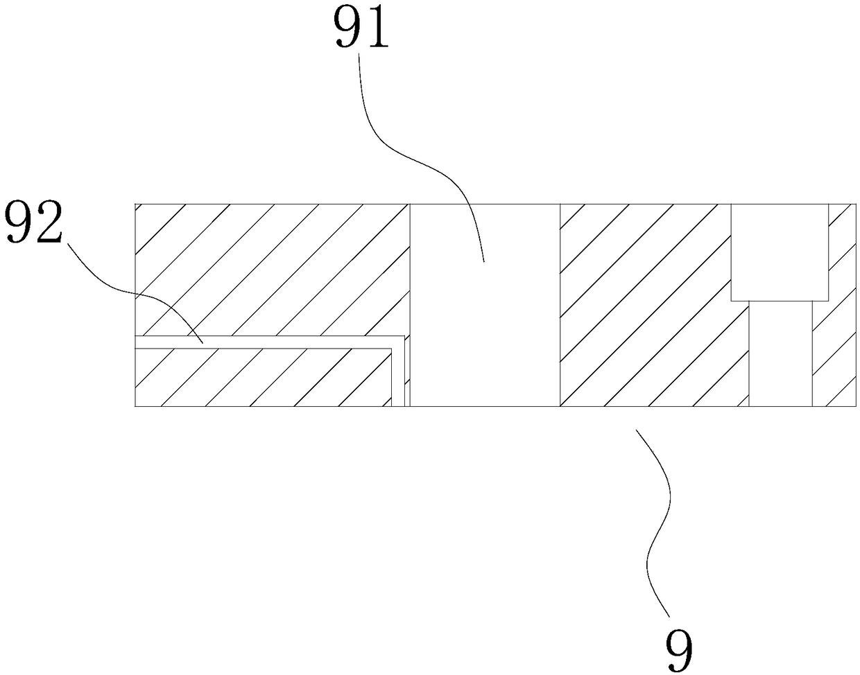 Device of observing rock full-field deformation under seepage condition