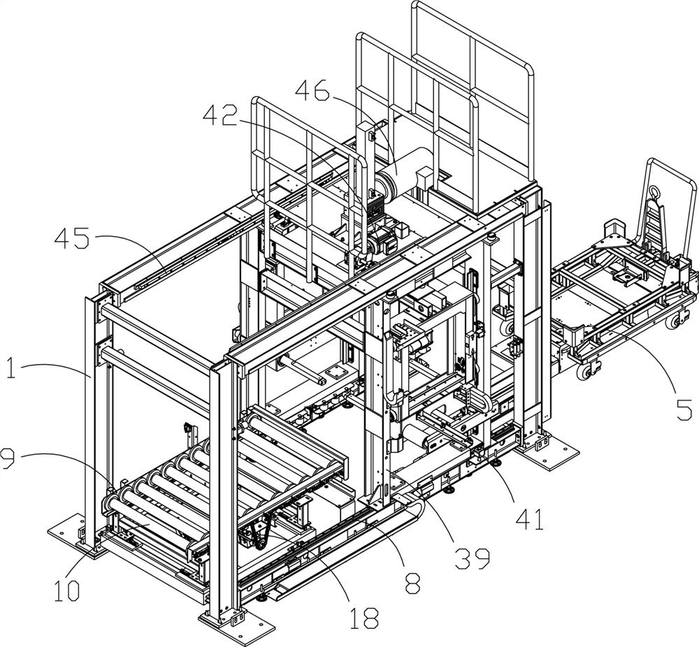 A splicing machine that realizes precise alignment of feeding and discharging stations