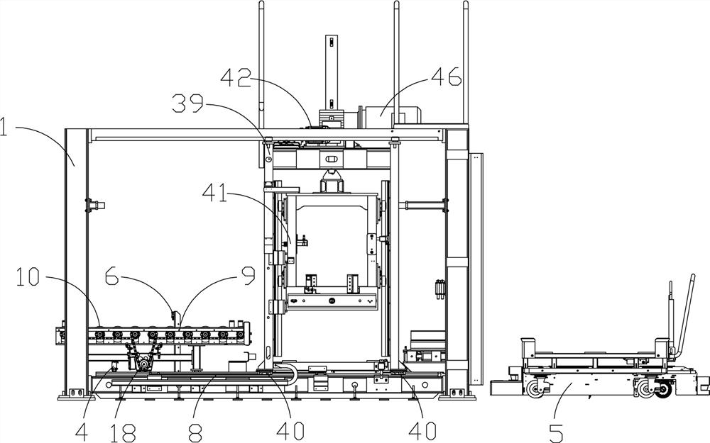 A splicing machine that realizes precise alignment of feeding and discharging stations