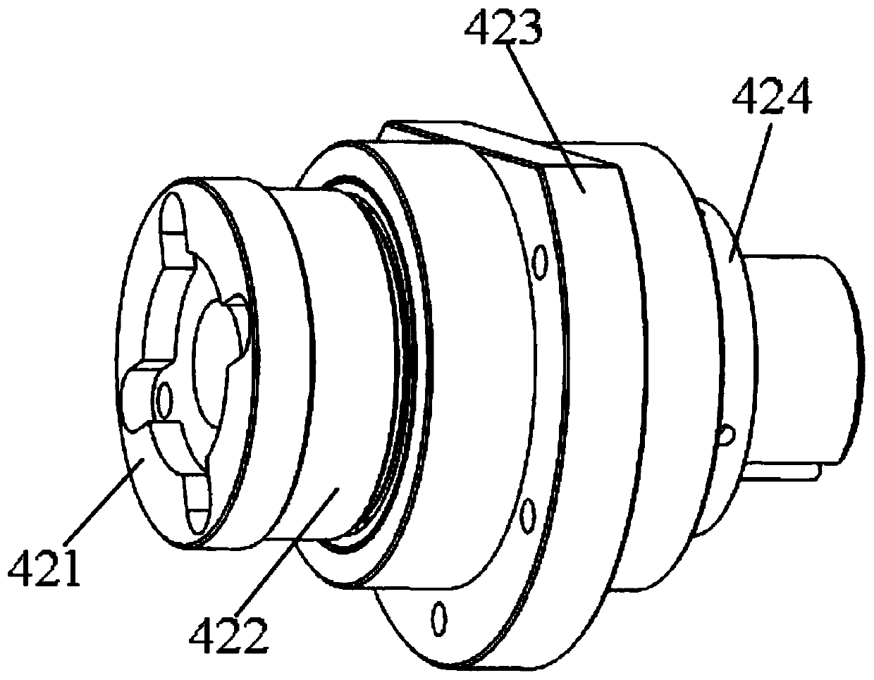 Rotary moving device and using method thereof