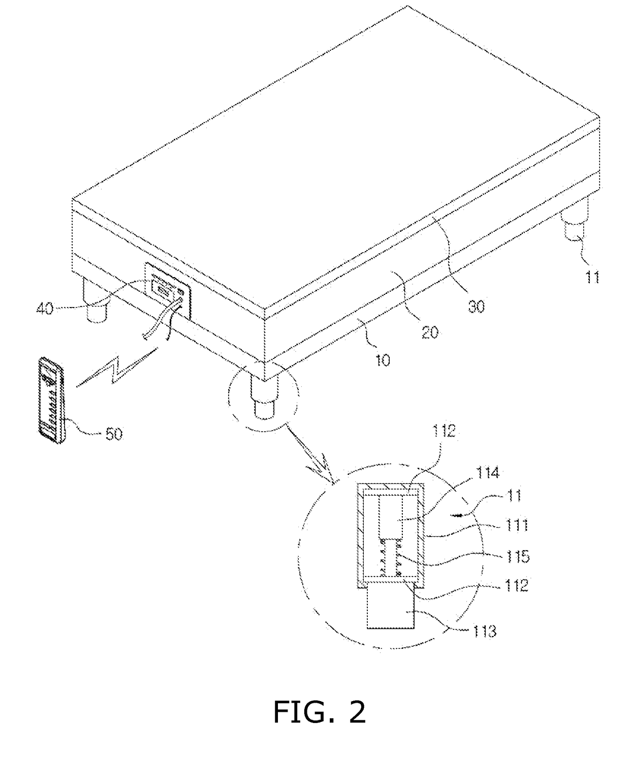 Spring bed device with heating function