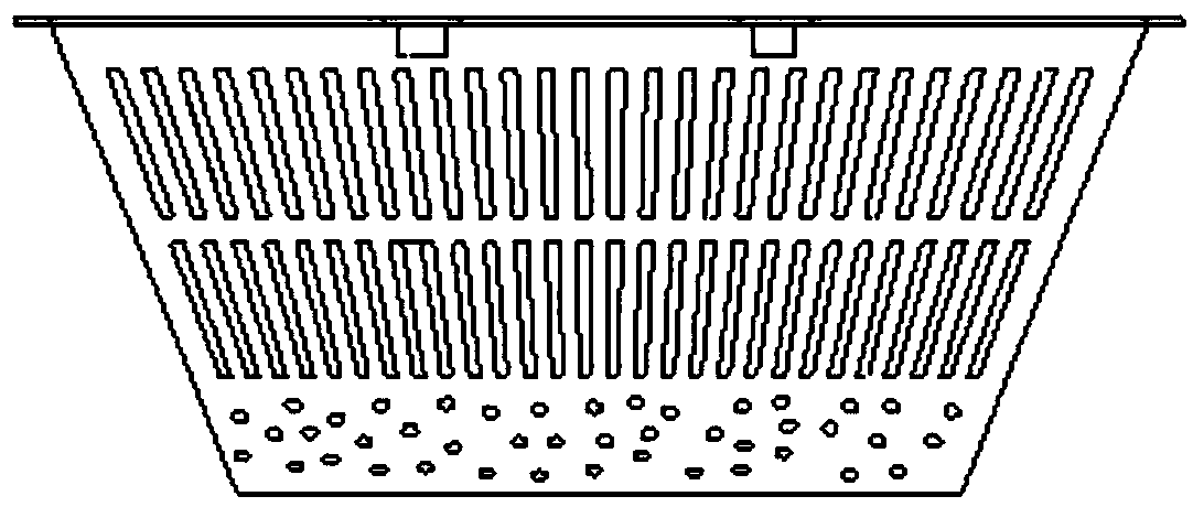 Common sewage-interception hanging basket and mounting method