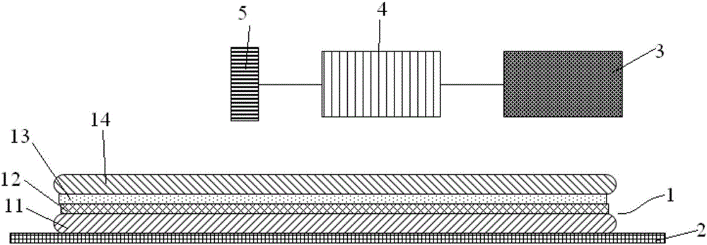 Nanosecond solid-state laser modulation system and bonded wafer separating method