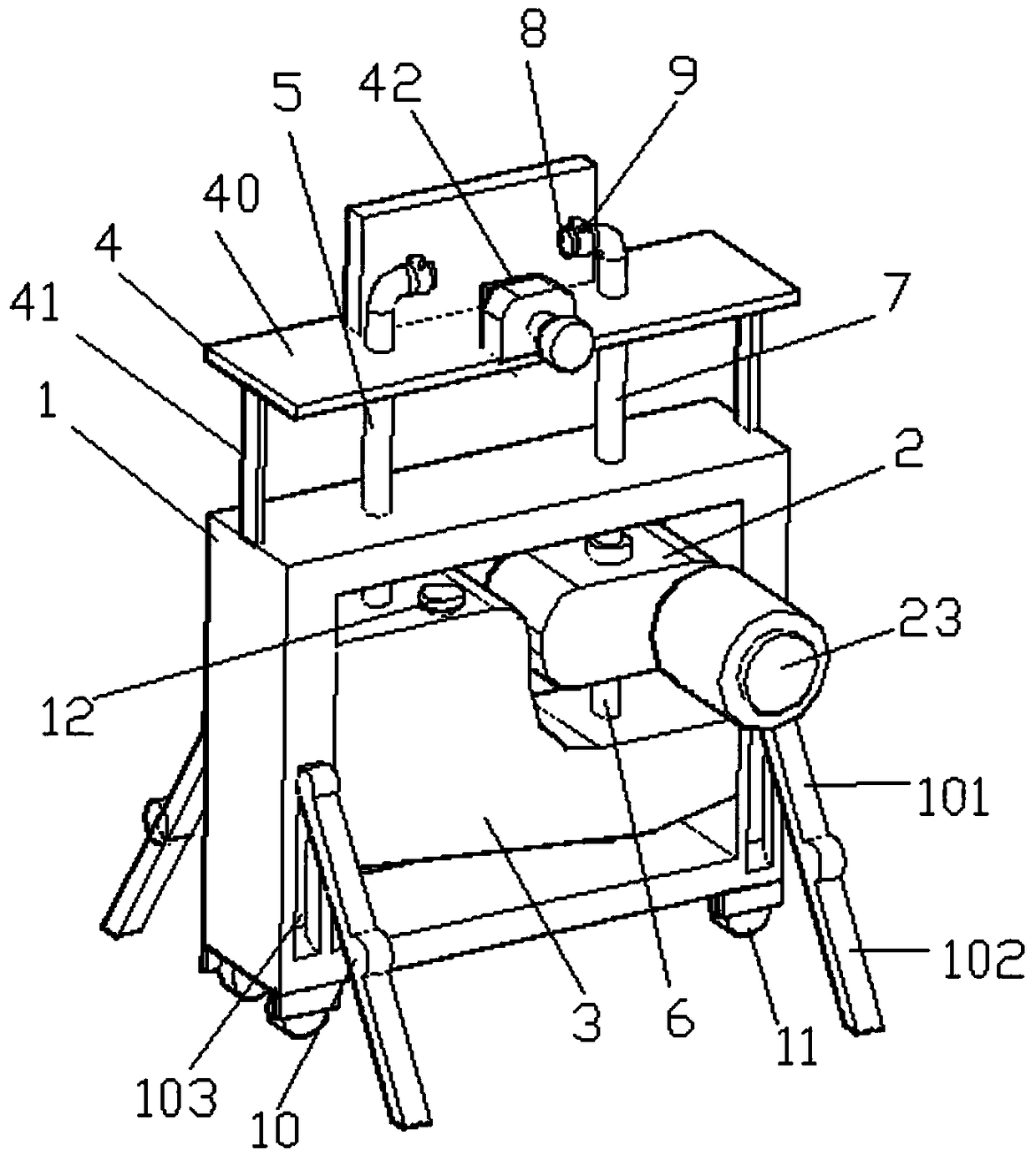 Automatic cleaning device of pump cavity of oil pump