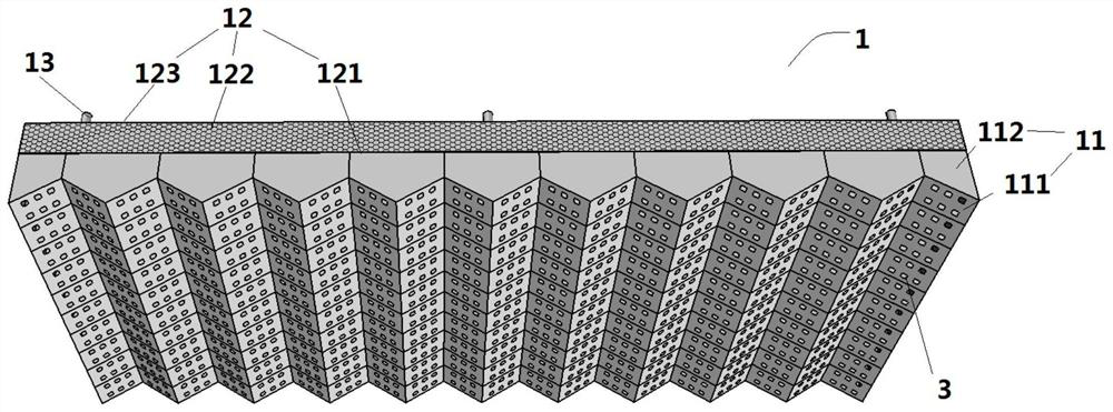 Explosion-proof structure and explosion-proof wall for offshore platform