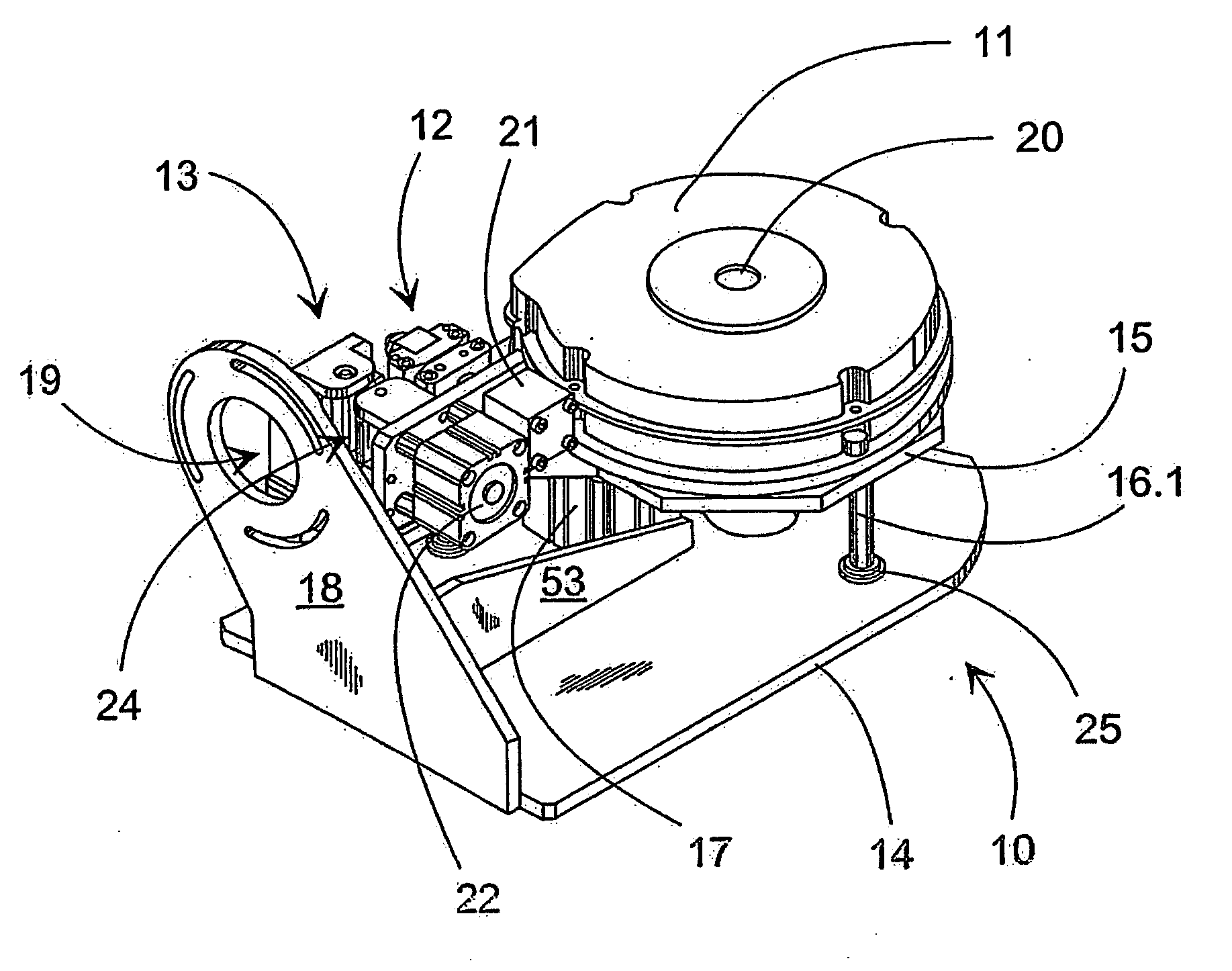 Equipment and method for changing a blade in a coating device