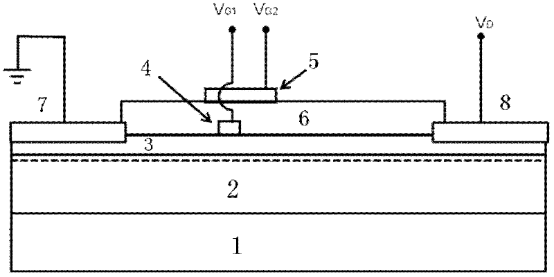Group-III nitride HEM (High Electron Mobility Transistor) device