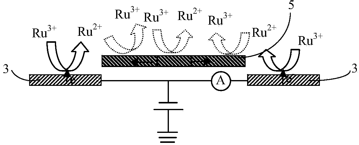 Method and electrode structure for improving microelectrode array electrode density based on electrochemical bipolar behavior