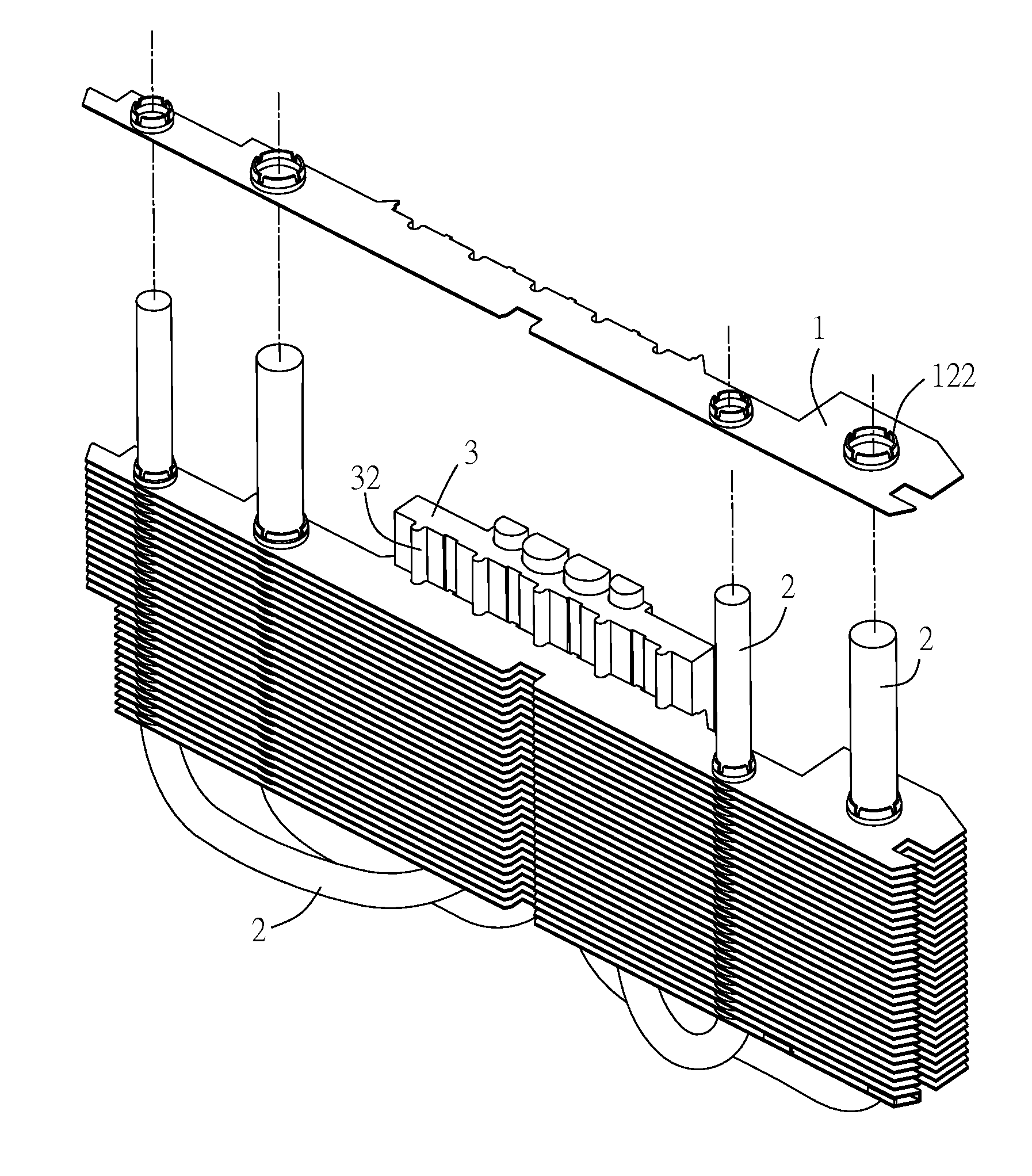 Heat dissipating fin and heat dissipating device