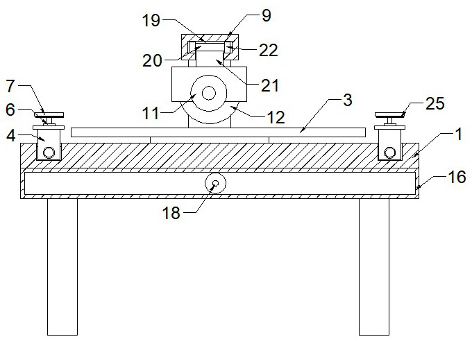 Stainless steel profile cutting device