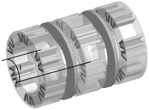 A built-in alternating pole permanent magnet motor based on rotor complementary structure