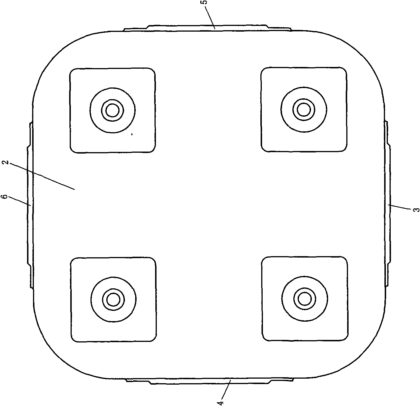 Four-way valve used for adsorption drier