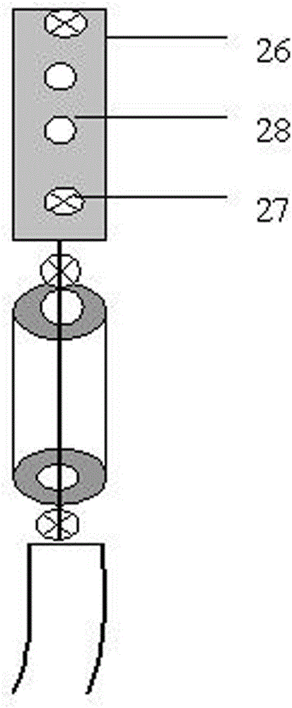 A straw displacement device for seed ditch in wheat field with corn re-sowing