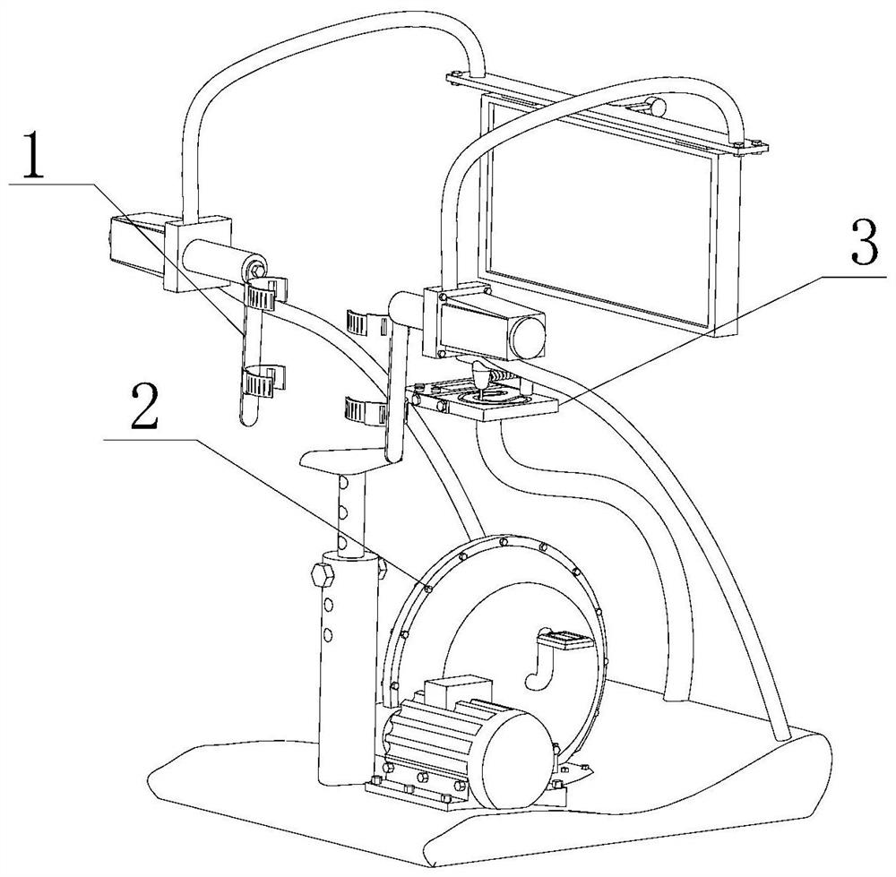 Medical fitness equipment applied to coordination training of old people