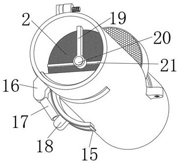 Organic waste gas treatment device