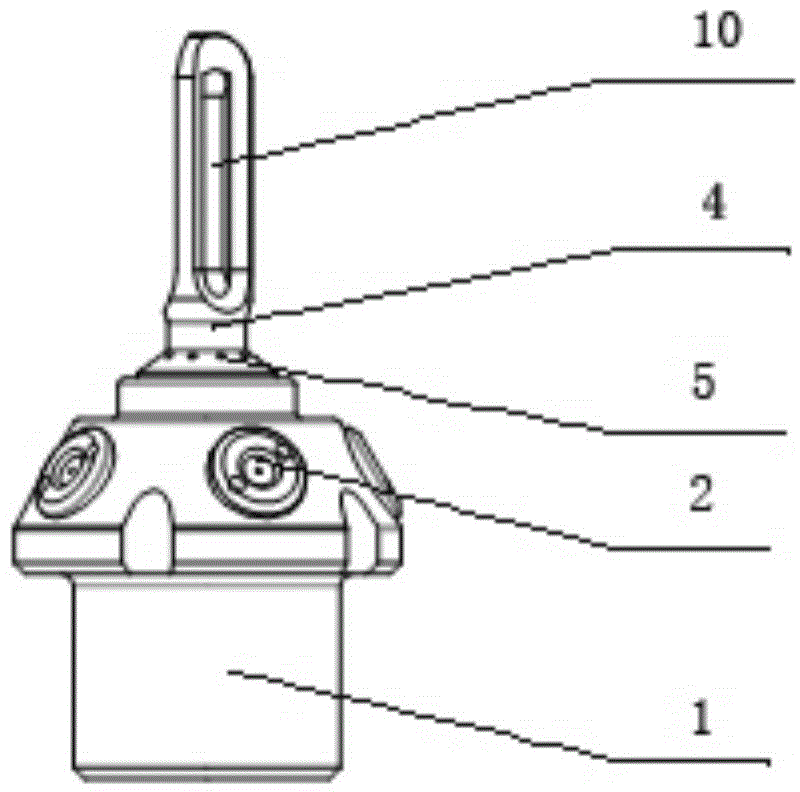 Water mist nozzle with combination of direct-spray atomizing nozzle and cyclone atomizing nozzles
